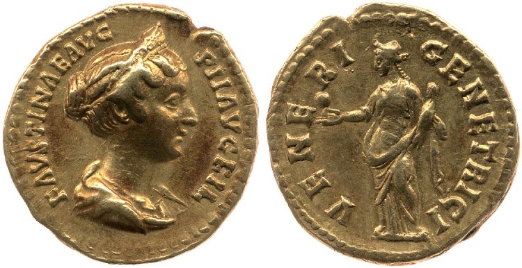 Faustina Jr VENERI GENETRICI aureus BMC.jpg