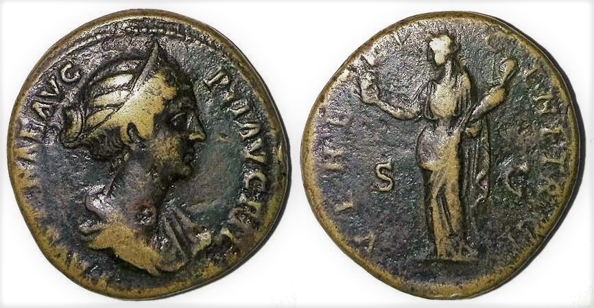 Faustina Jr VENERI GENETRICI Sestertius.jpg