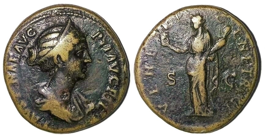 Faustina Jr VENERI GENETRICI Sestertius.jpg