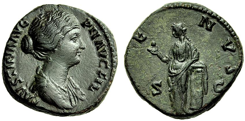 Faustina Jr Venus and column Dupondius Meister & Sonntag.jpg