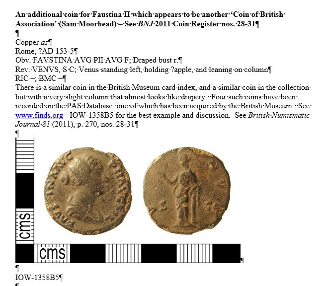 Faustina Jr Venus and column Dupondius Moorehead listing.JPG