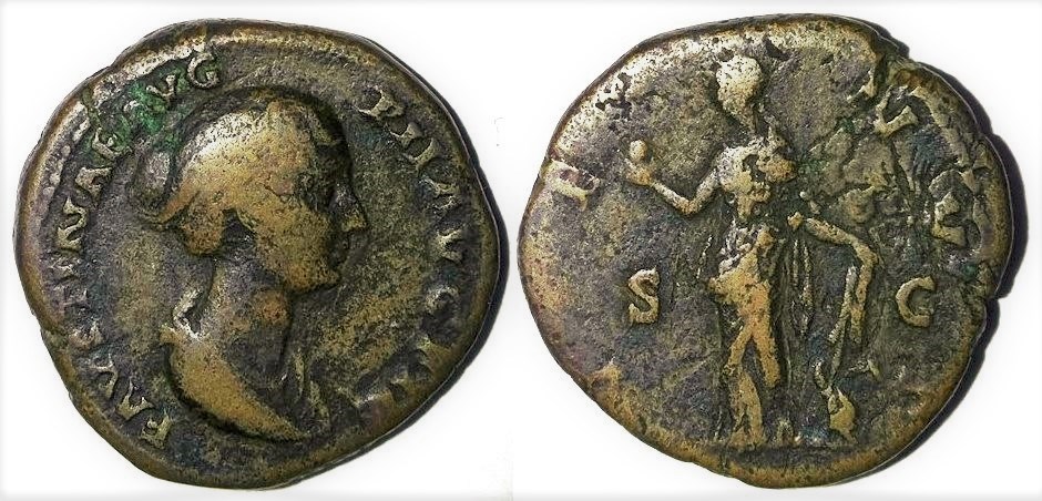 Faustina Jr Venus and rudder Dupondius.jpg