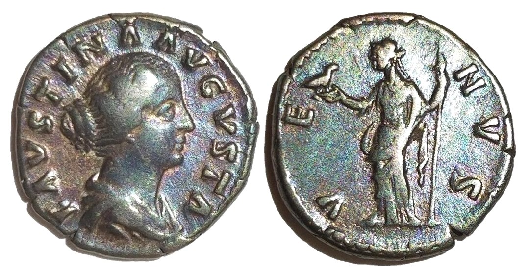Faustina Jr VENVS dove and scepter denarius.jpg