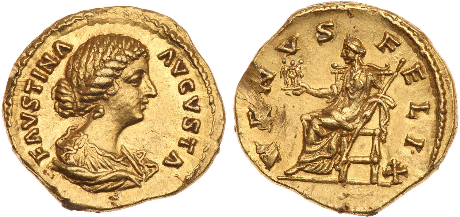 Faustina Jr VENVS FELIX Aureus.jpg
