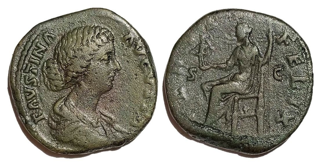 Faustina Jr VENVS FELIX S C sestertius.jpg