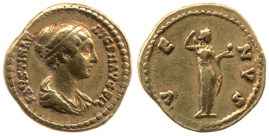 Faustina Jr VENVS quinarius aureus.png