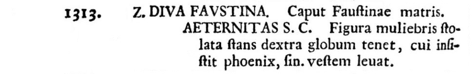Faustina Sr AETERNITAS Aeternitas standing sestertius Sulzer listing.JPG