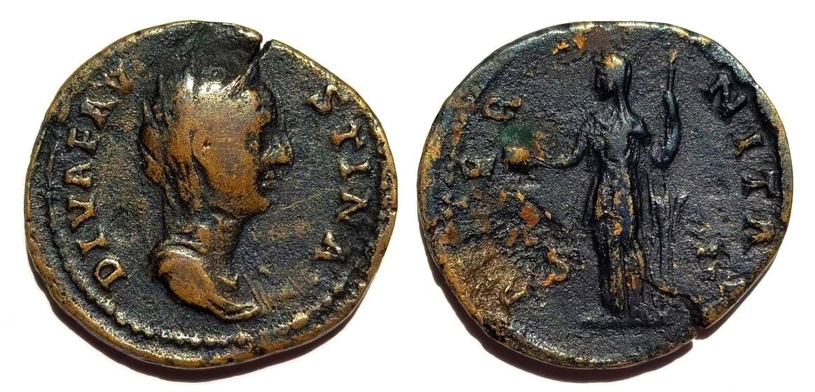 Faustina Sr AETERNITAS Fortuna dupondius veiled.jpg