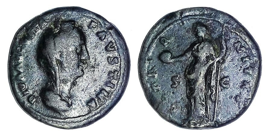 Faustina Sr AETERNITAS Providentia dupondius.jpg