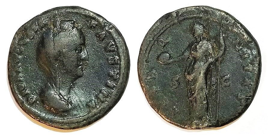 Faustina Sr AETERNITAS Providentia dupondius.jpg