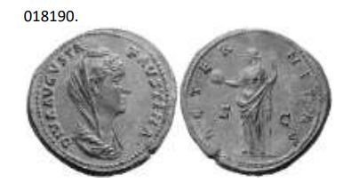 Faustina Sr AETERNITAS Providentia globe and scepter Sestertius veiled bust Dinsdale plate.JPG