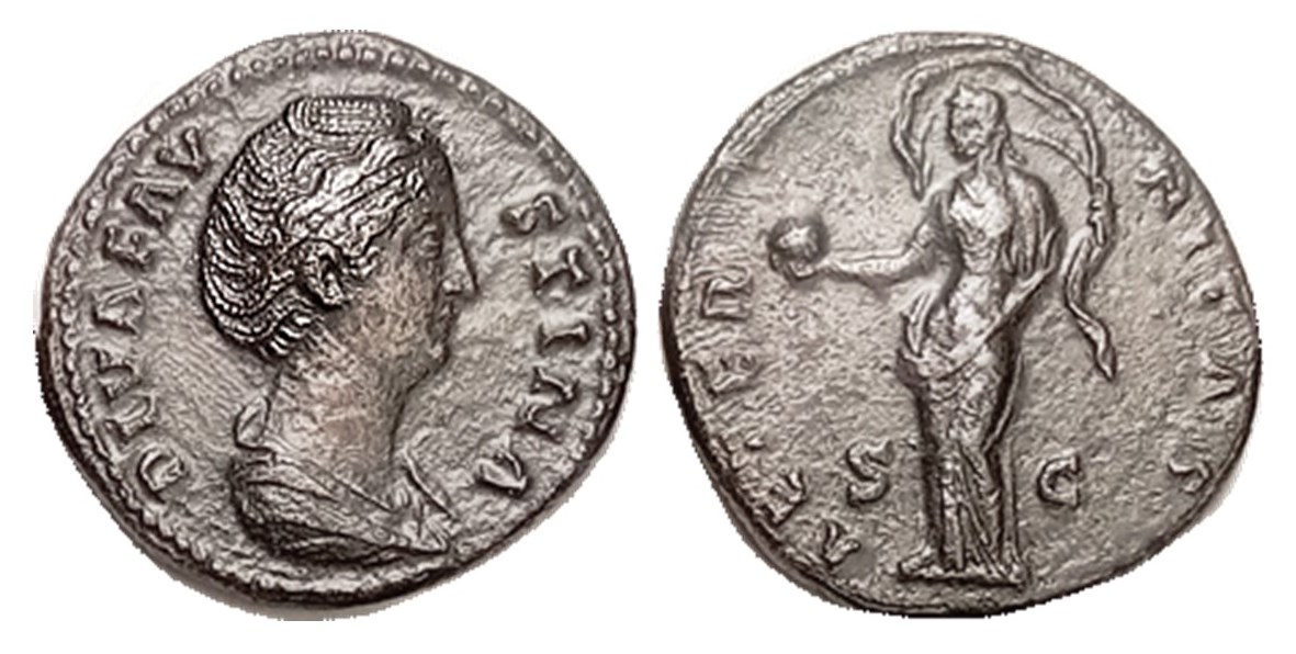 Faustina Sr AETERNITAS S C Aeternitas globe and billowing veil MB FSR.jpg