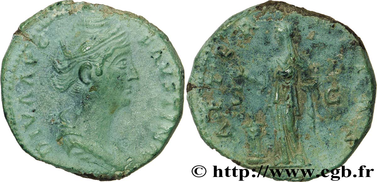 Faustina Sr AETERNITAS S C Pietas and altar MB DIVA AVG FAVSTINA cgb.jpg
