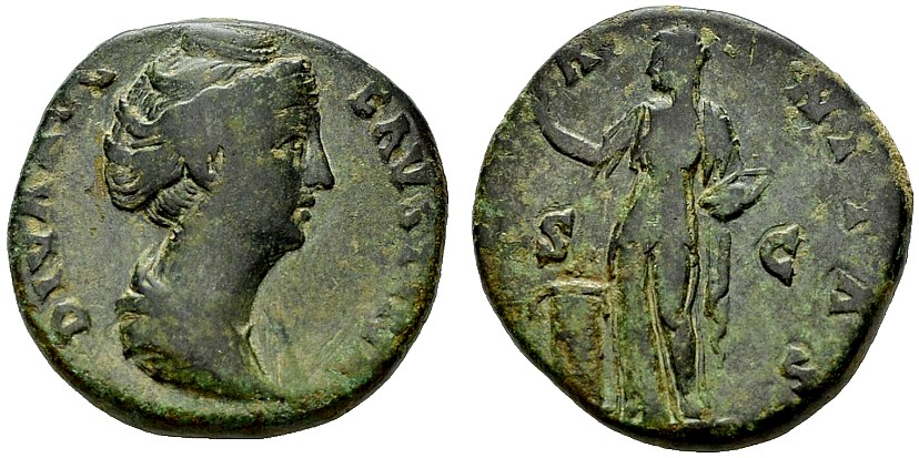 Faustina Sr AETERNITAS S C Pietas and altar MB DIVA AVG FAVSTINA Rauch.jpg
