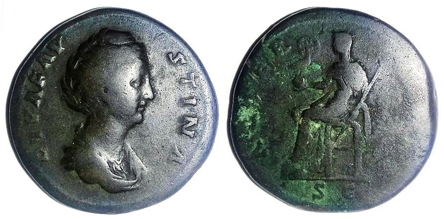 Faustina Sr AETERNITAS Sestertius.jpg