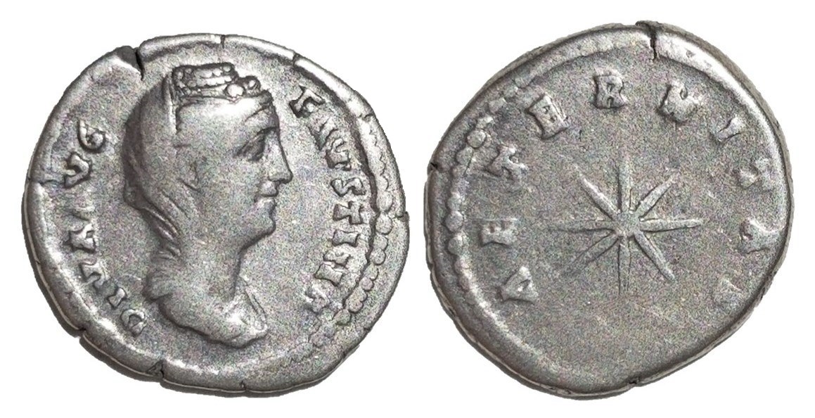 Faustina Sr AETERNITAS star denarius veiled bust.jpg