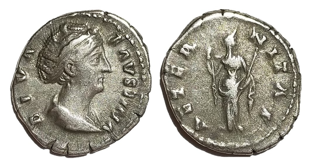 Faustina Sr AETERNITAS Venus denarius DIVA FAVSTINA.jpg