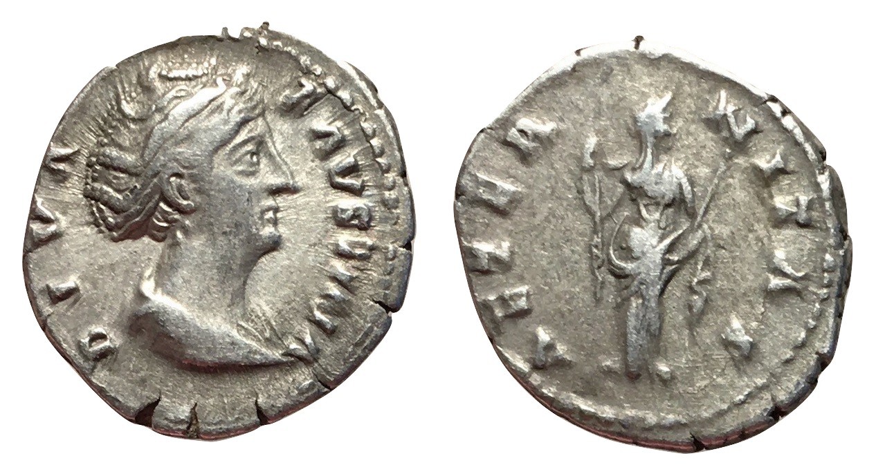 Faustina Sr AETERNITAS Venus denarius.jpg