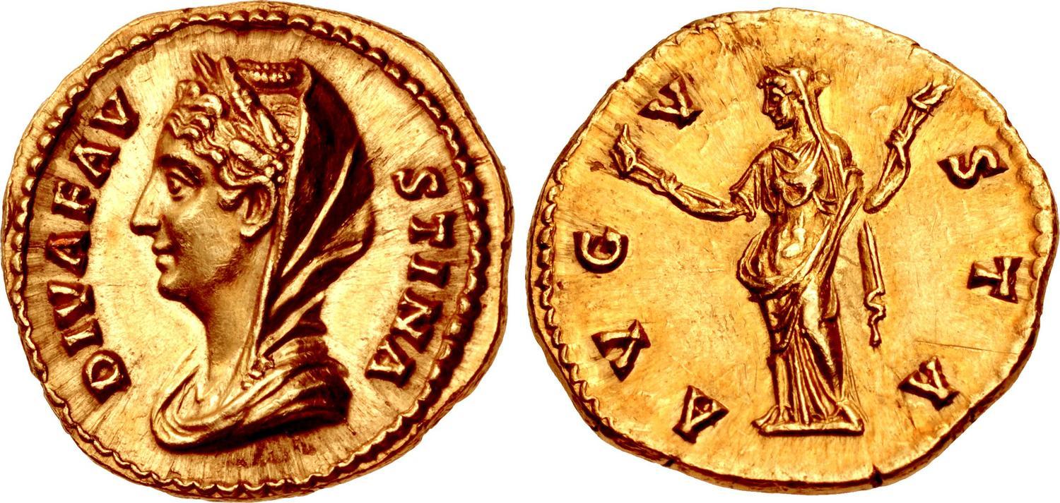 Faustina Sr AVGVSTA Ceres two torches left veiled corn ears CNG Triton XXI, lot 768 .jpg