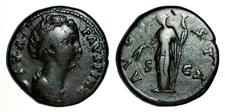 Faustina Sr AVGVSTA S C Ceres long torch Dupondius.jpg
