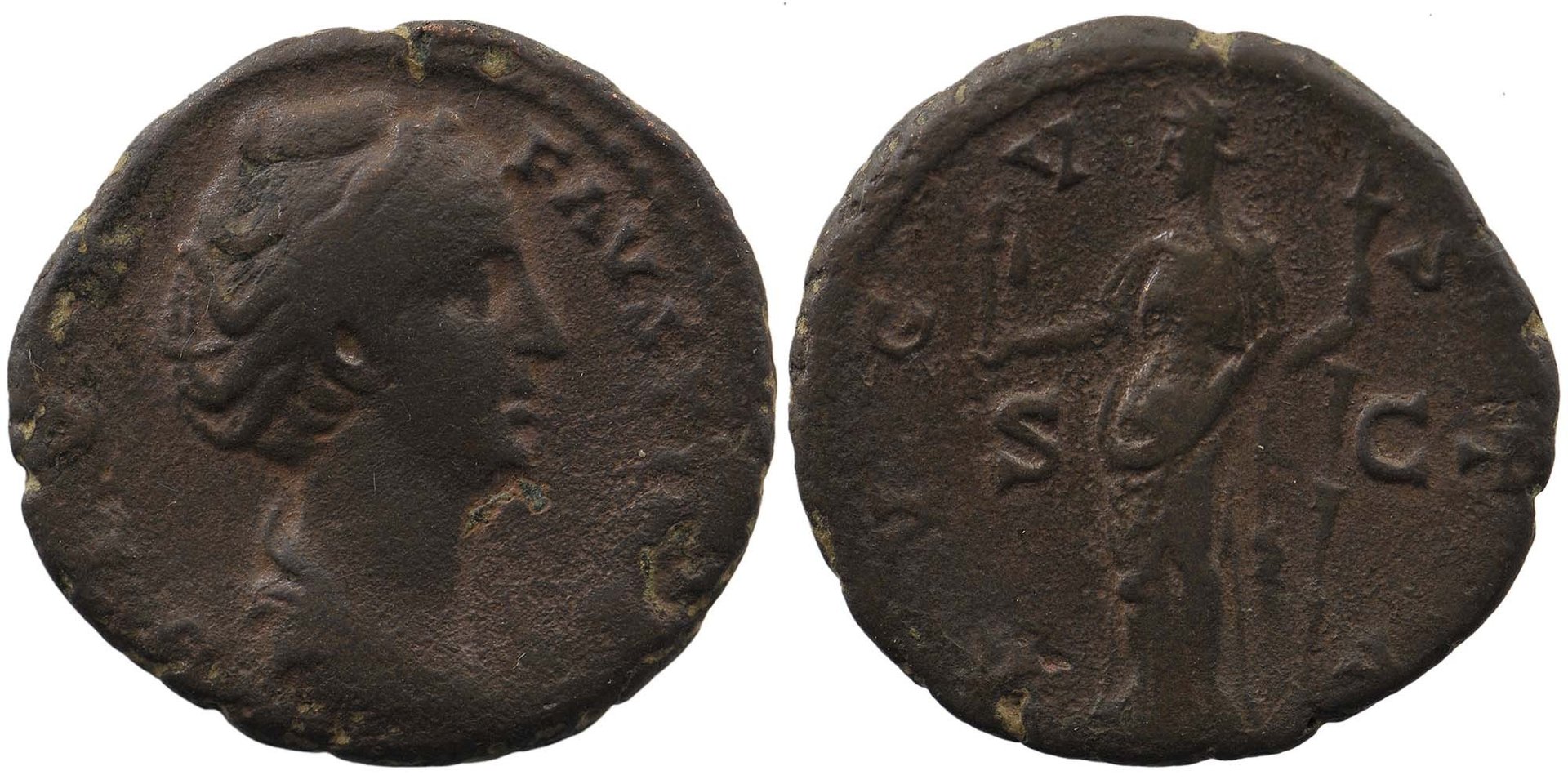 Faustina Sr AVGVSTA S C Vesta standing MB Themis.jpg