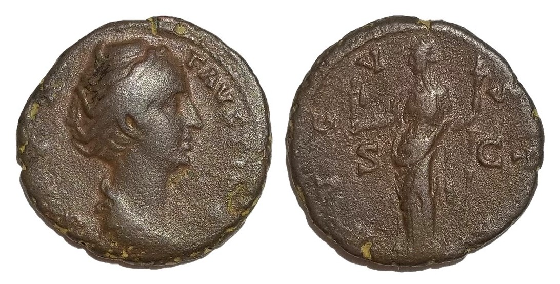 Faustina Sr AVGVSTA S C Vesta standing palladium and long torch as.jpg