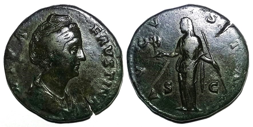 Faustina Sr AVGVSTA Vesta Sestertius.jpg