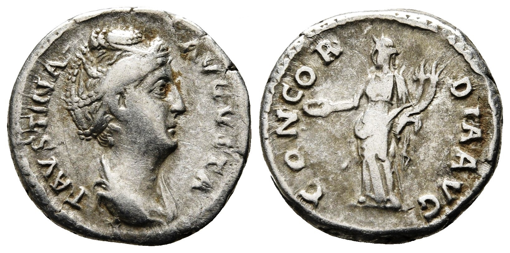 Faustina Sr CONCORDIA AVG denarius.jpg