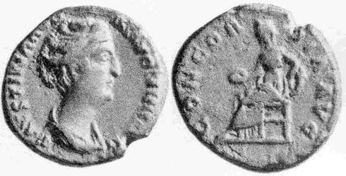 Faustina Sr CONCORDIA AVG no PP seated denarius Hunterian Museum.jpg