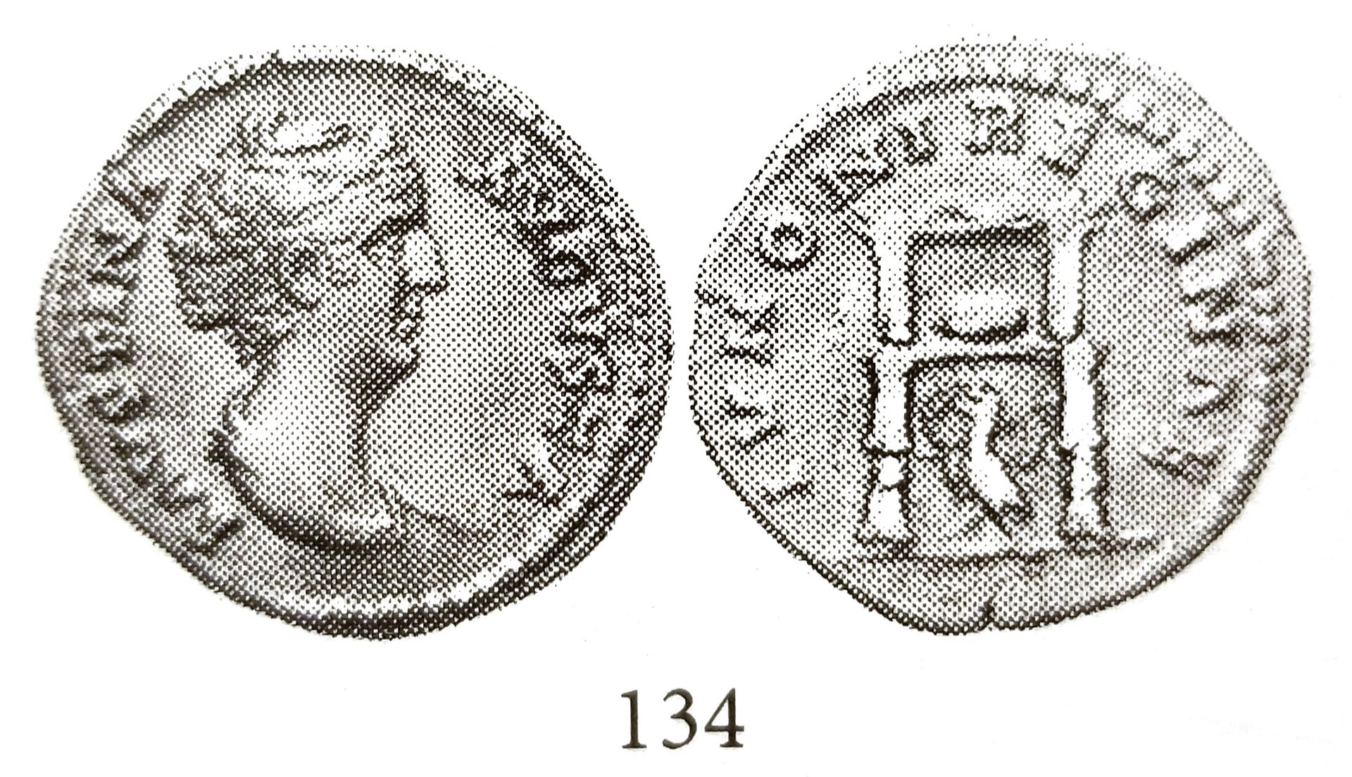 Faustina Sr IVNONI REGINAE Peacock under Throne denarius no scepter CRE.jpg