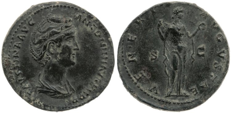 Faustina Sr VENERI AVGVSTAE S C lifetime dupondius BMC obv die match.jpg