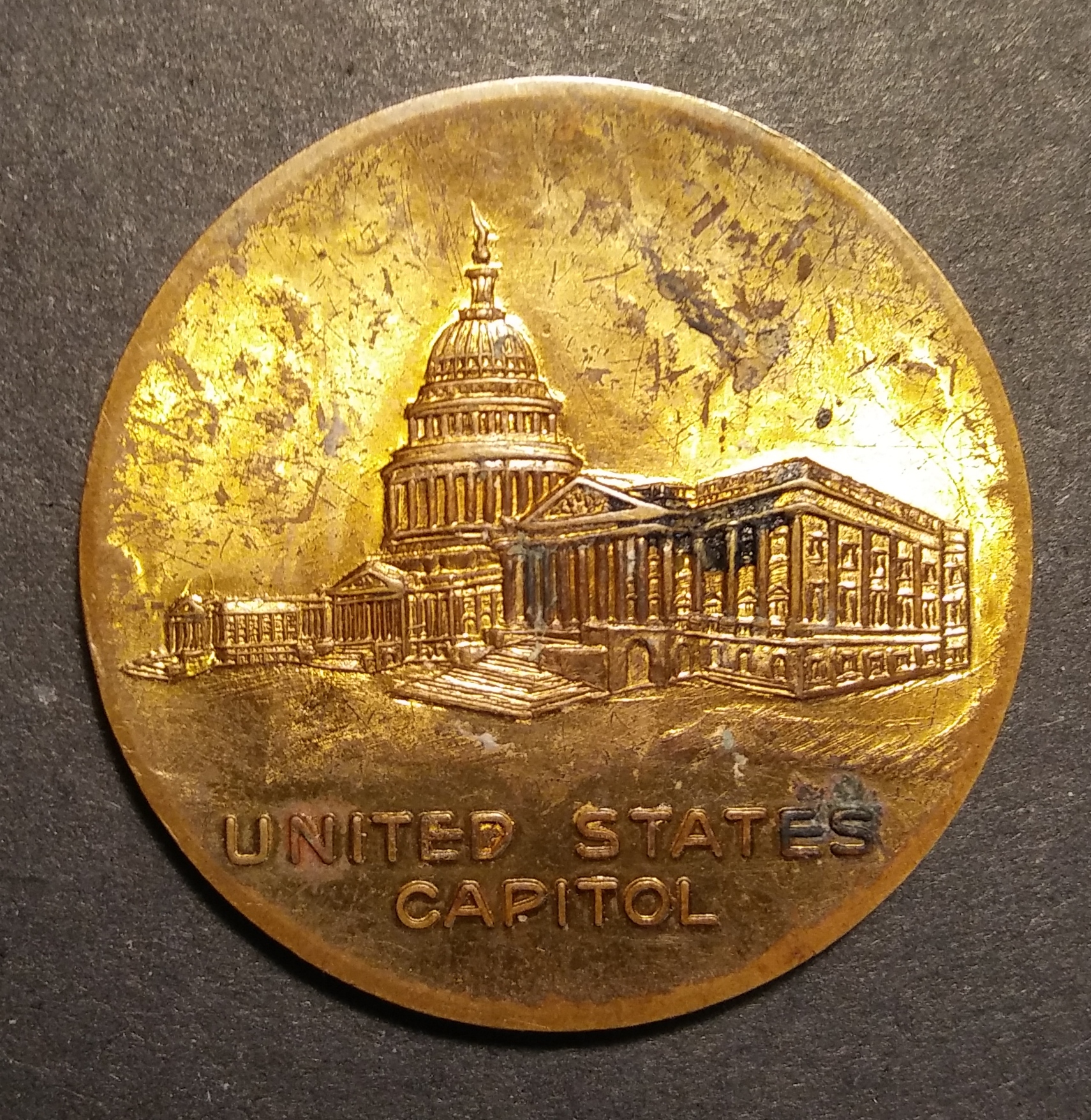 FDR Lucky Tillicum brass token 1932 Rev..jpg