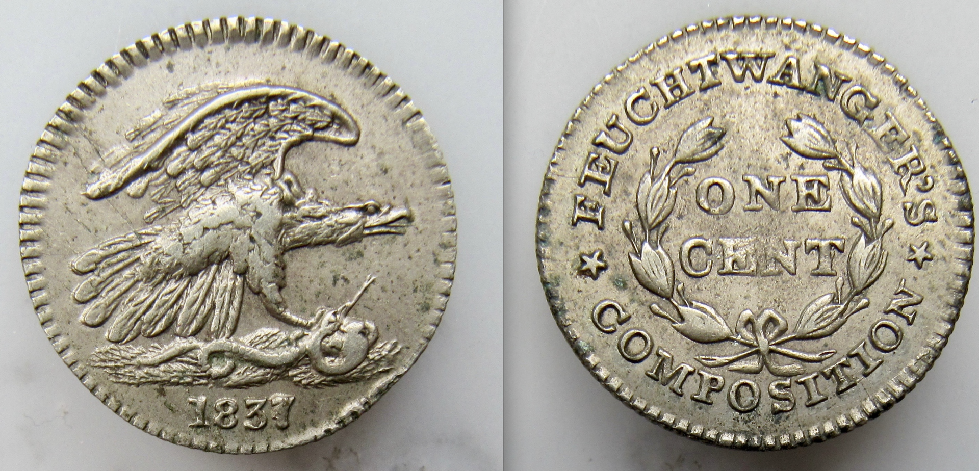 Feuchtwanger cent 1837 OBV:REV  VGP.png