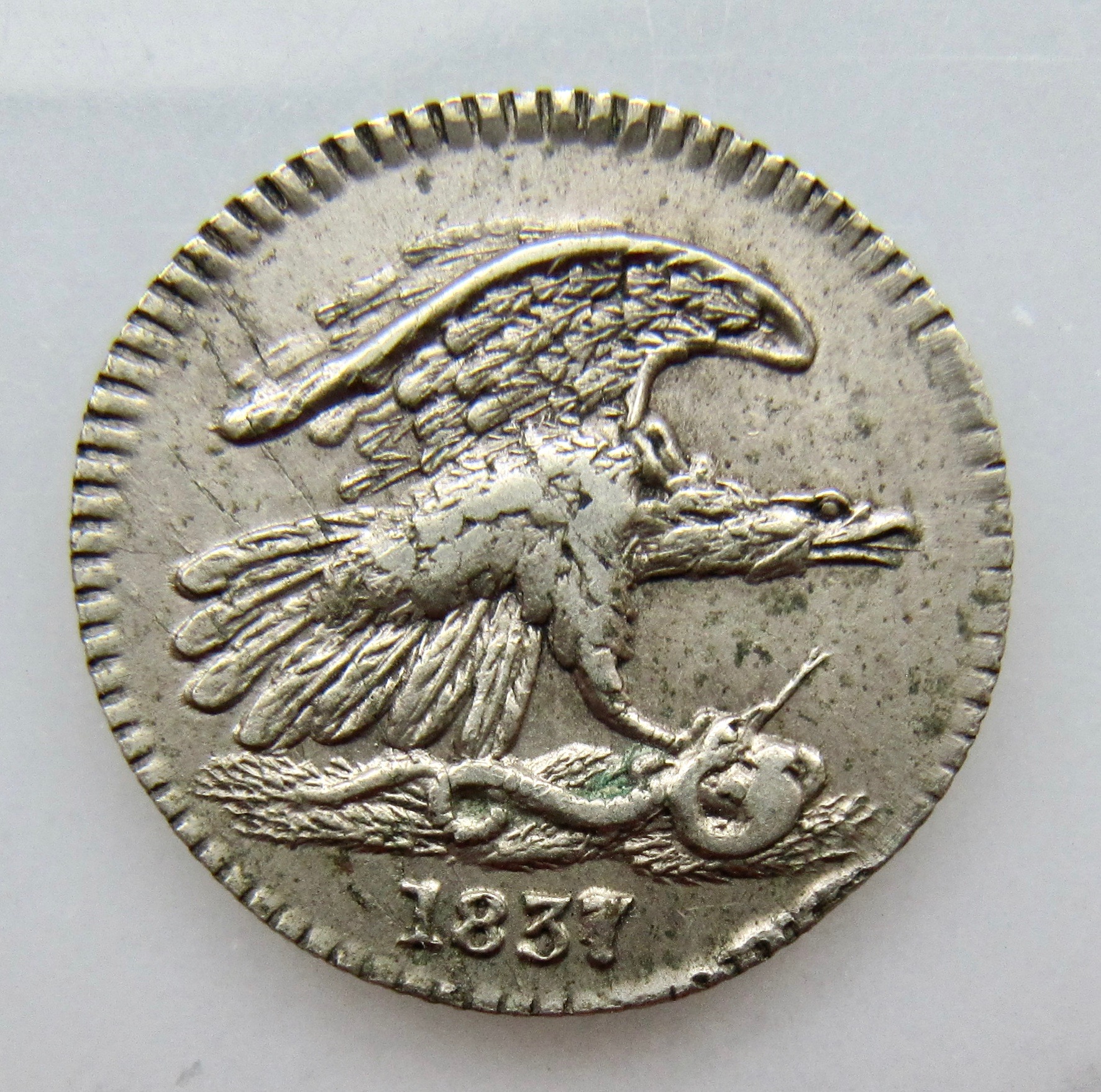 Feuchtwanger Cent 1837 - OBVX N - GP - 1.jpg