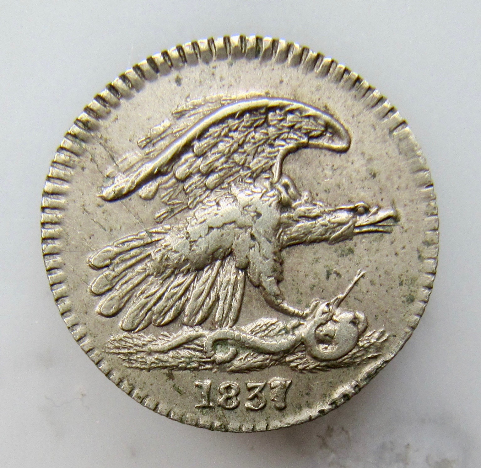 Feuchtwanger Cent Variety 3-D R-6  OBV N VGP !!!  - 1.jpg
