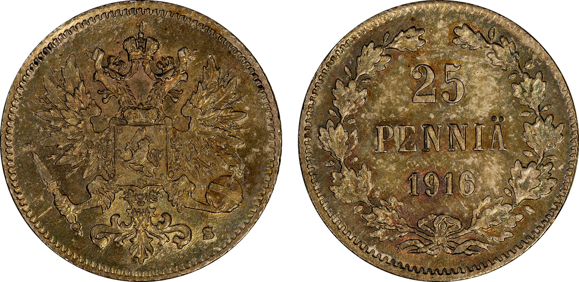 Finland - 1916 25 Pennia.jpg