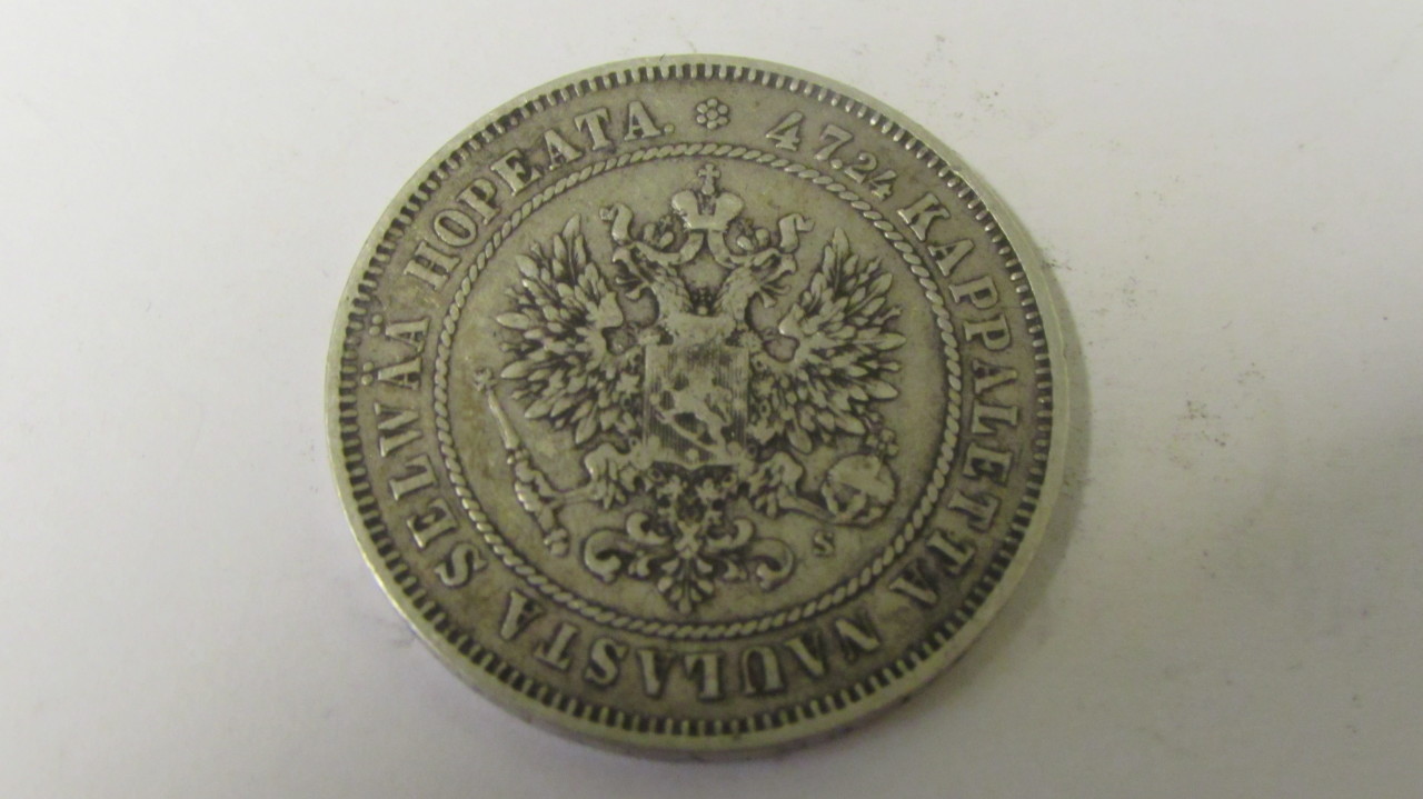 Finland  #350. 2mk 1874 hopeaa 2017 2 14 21,10€ b.jpg
