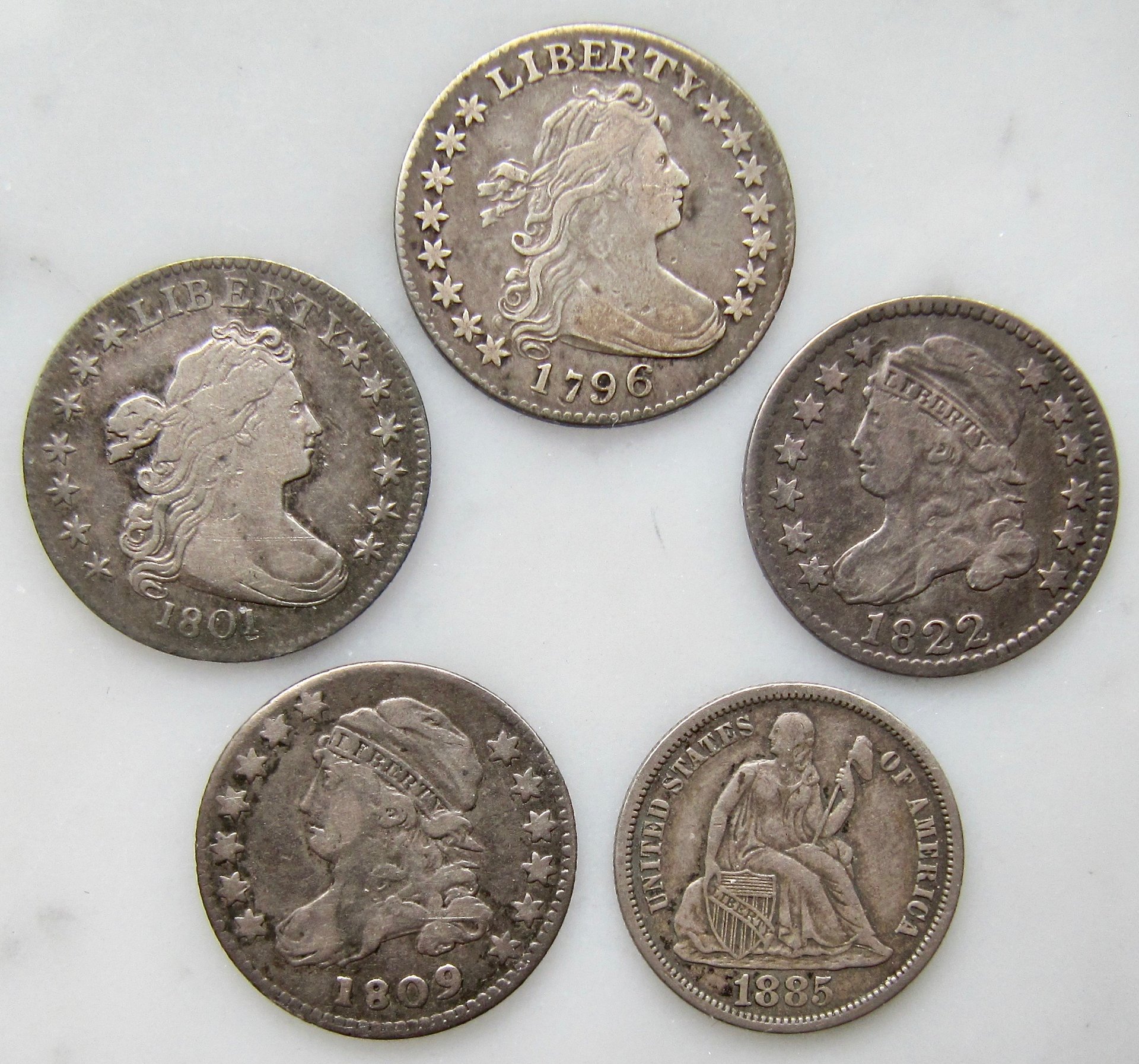 five 5 scarce dimes obv - VVGGPP!! - 1.jpg
