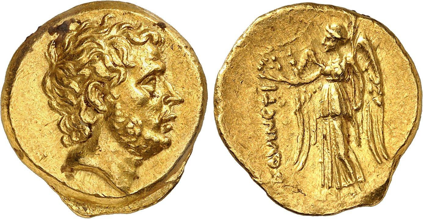 Flaminius first Roman on a coin.jpg