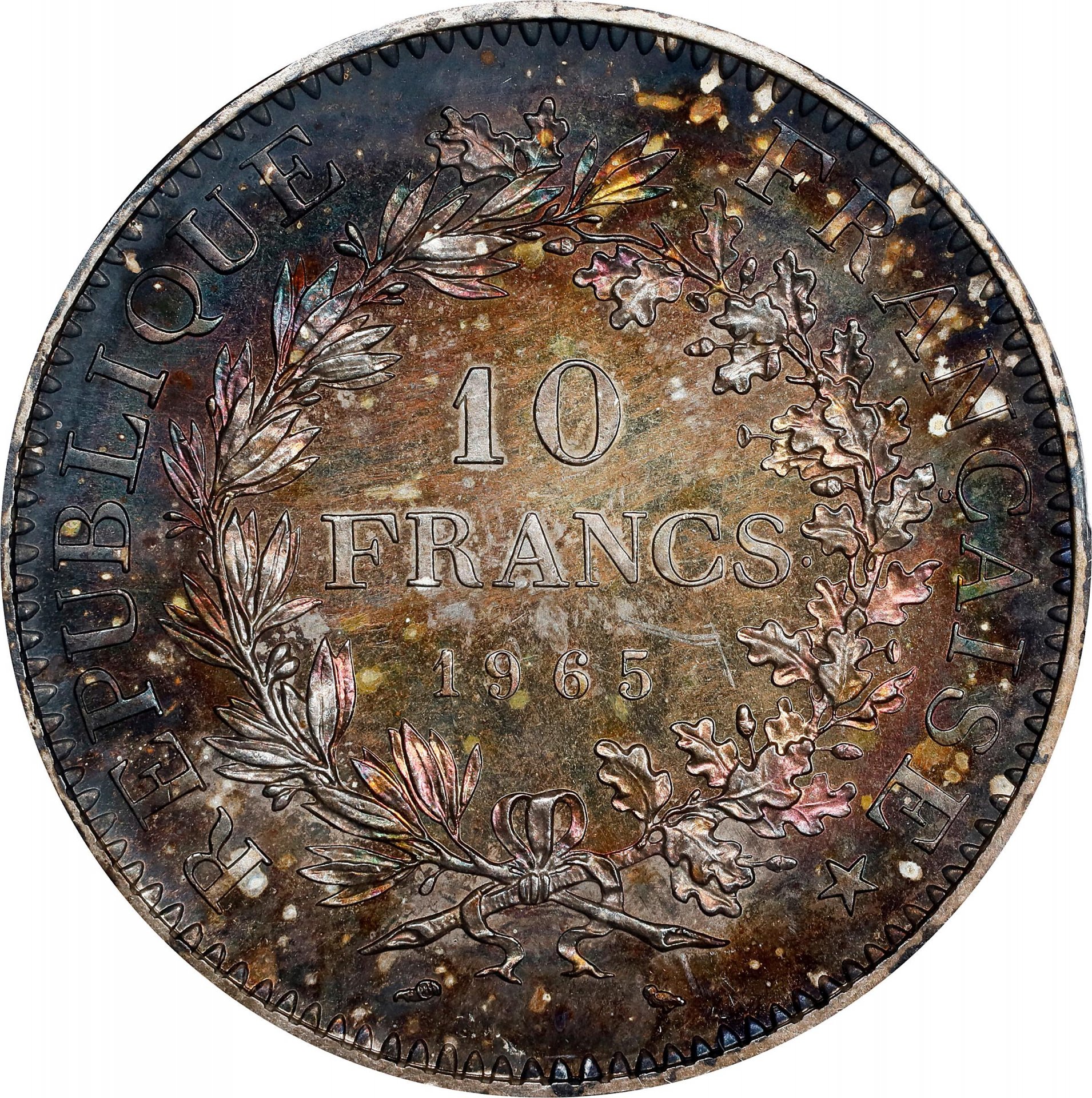 FRANCE. 10 Francs, 1965. Paris Mint. PCGS MS-65_lr1.jpg