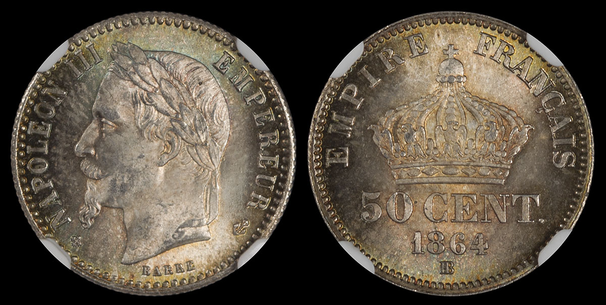 France 1864 50c Napoleon Lauree sm.jpg