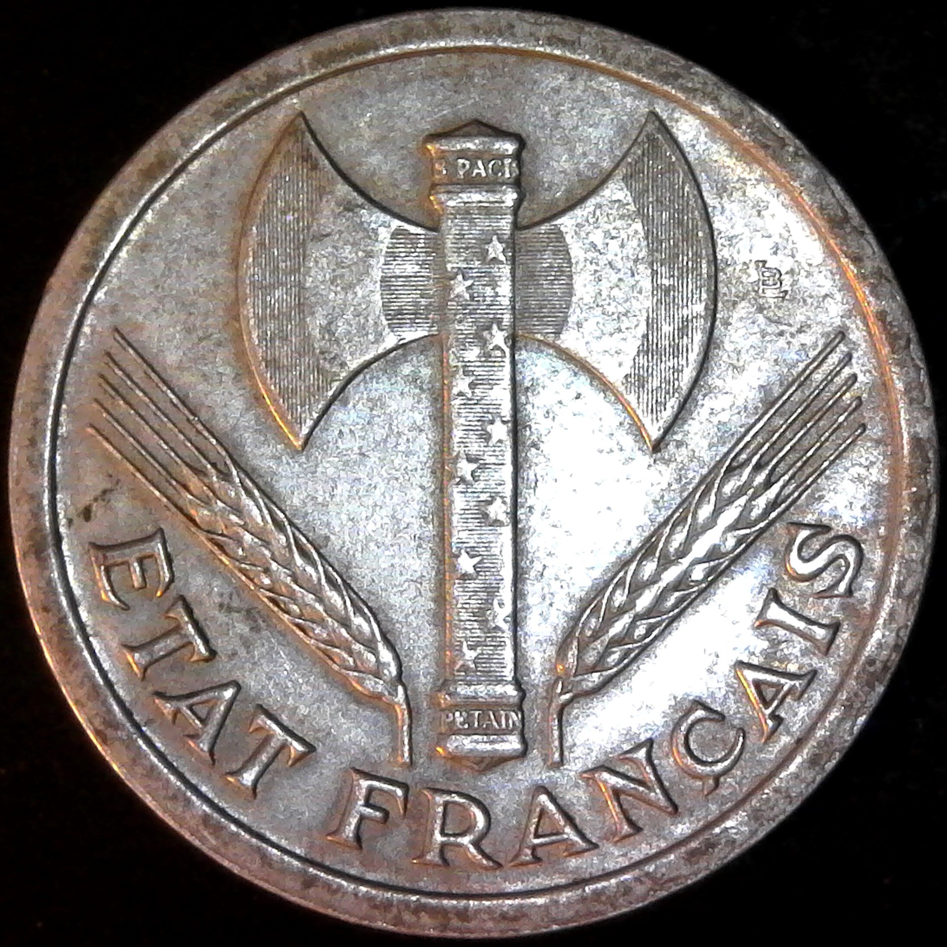 France 2 Francs Vichy 1944 rev.jpg