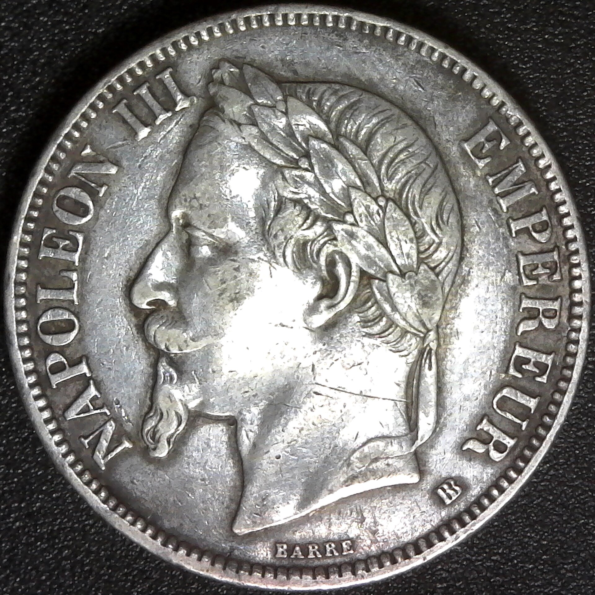 France 5 Francs 1869 reverse.jpg