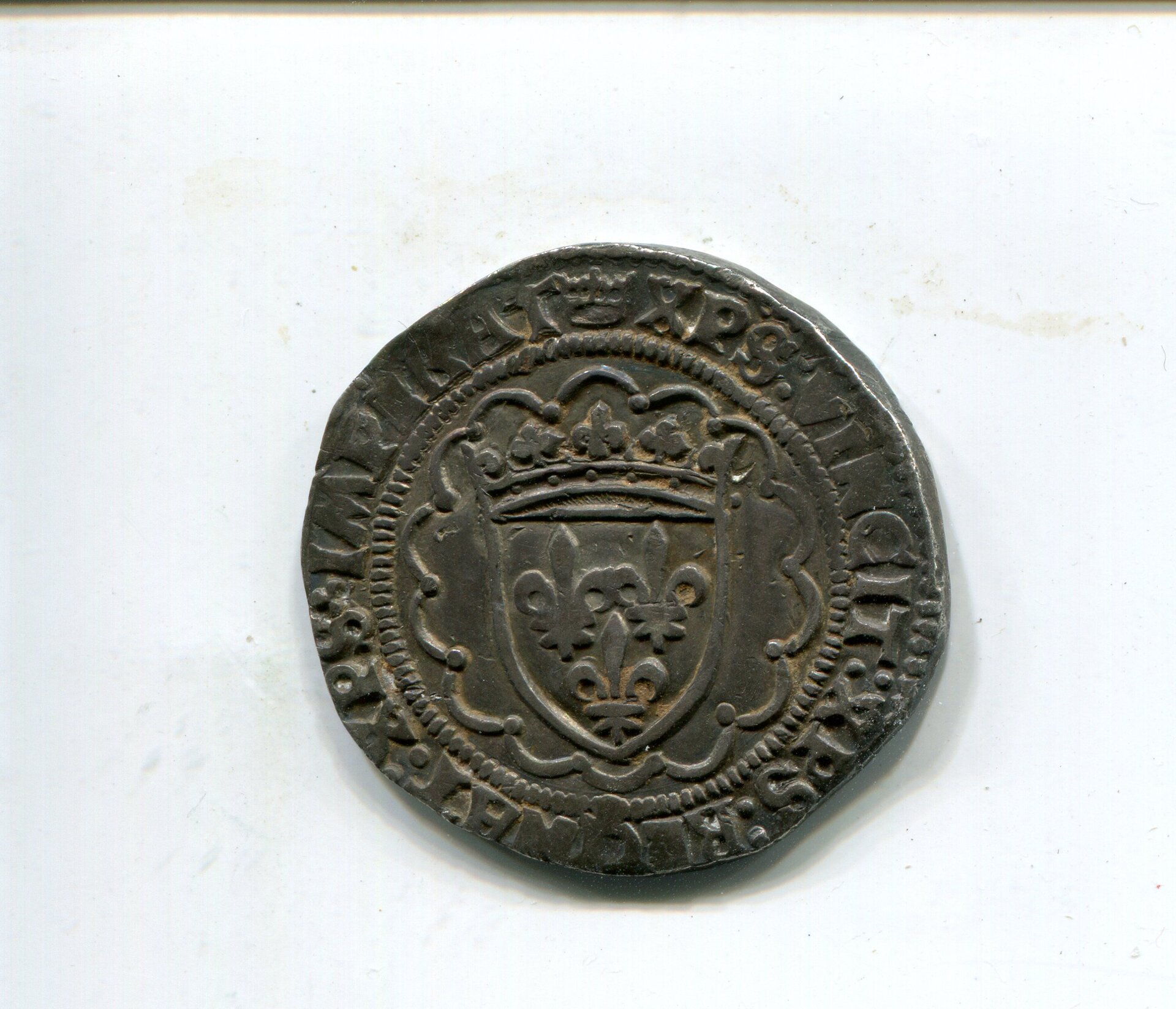France Francois I Teston nd 1515-40 rev 742.jpg