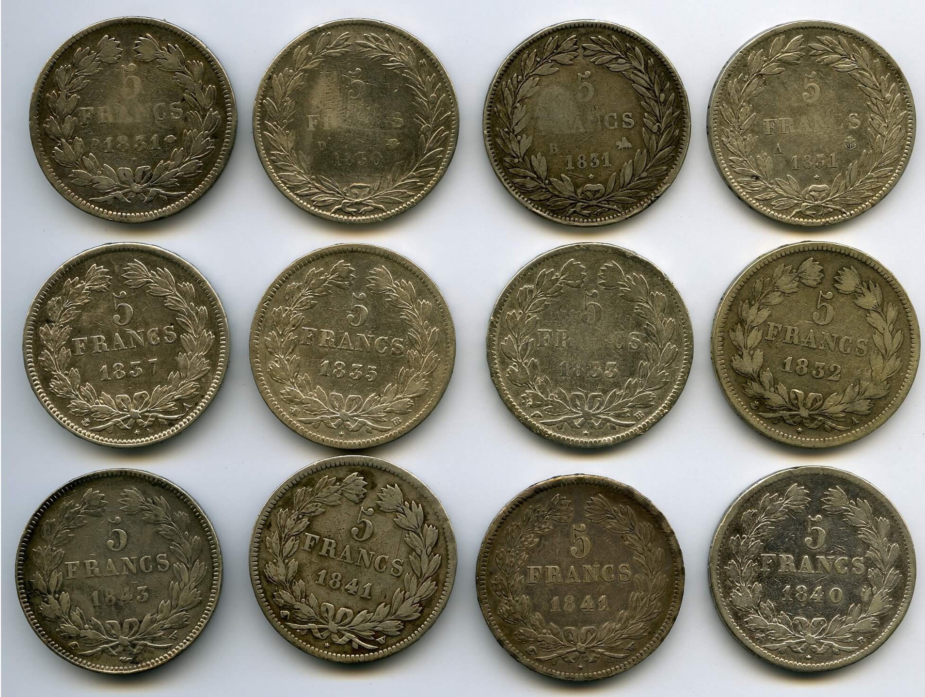 France Louis Philippe 5 Fr Rev.jpg