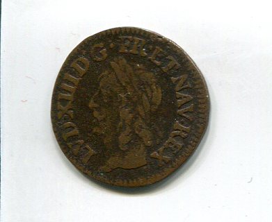 France Louis XIII 2 tournois 1603 Paris obv 689.jpg