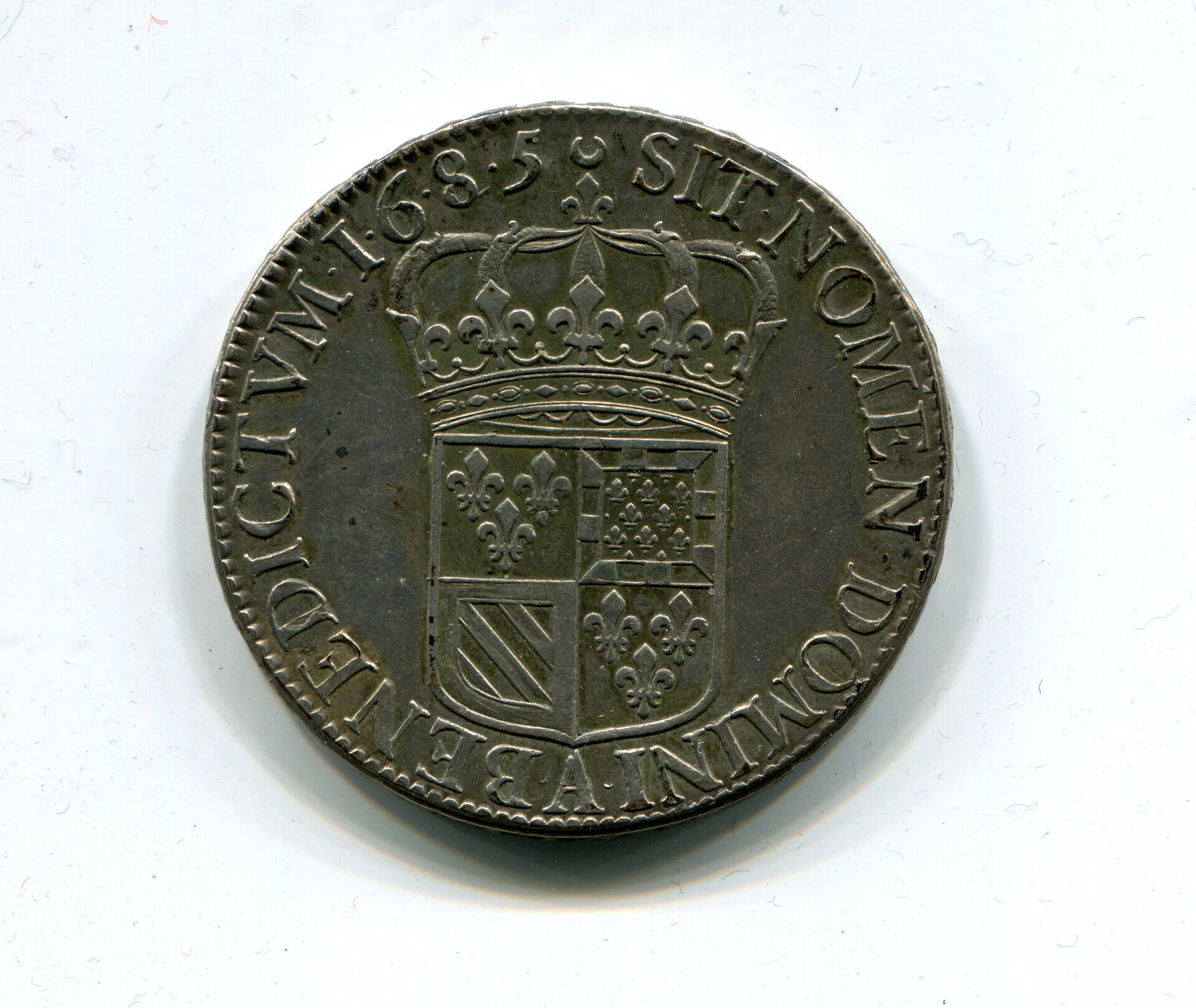 France Louis XIV Ecu Carambole 1685 A LD rev 546.jpg