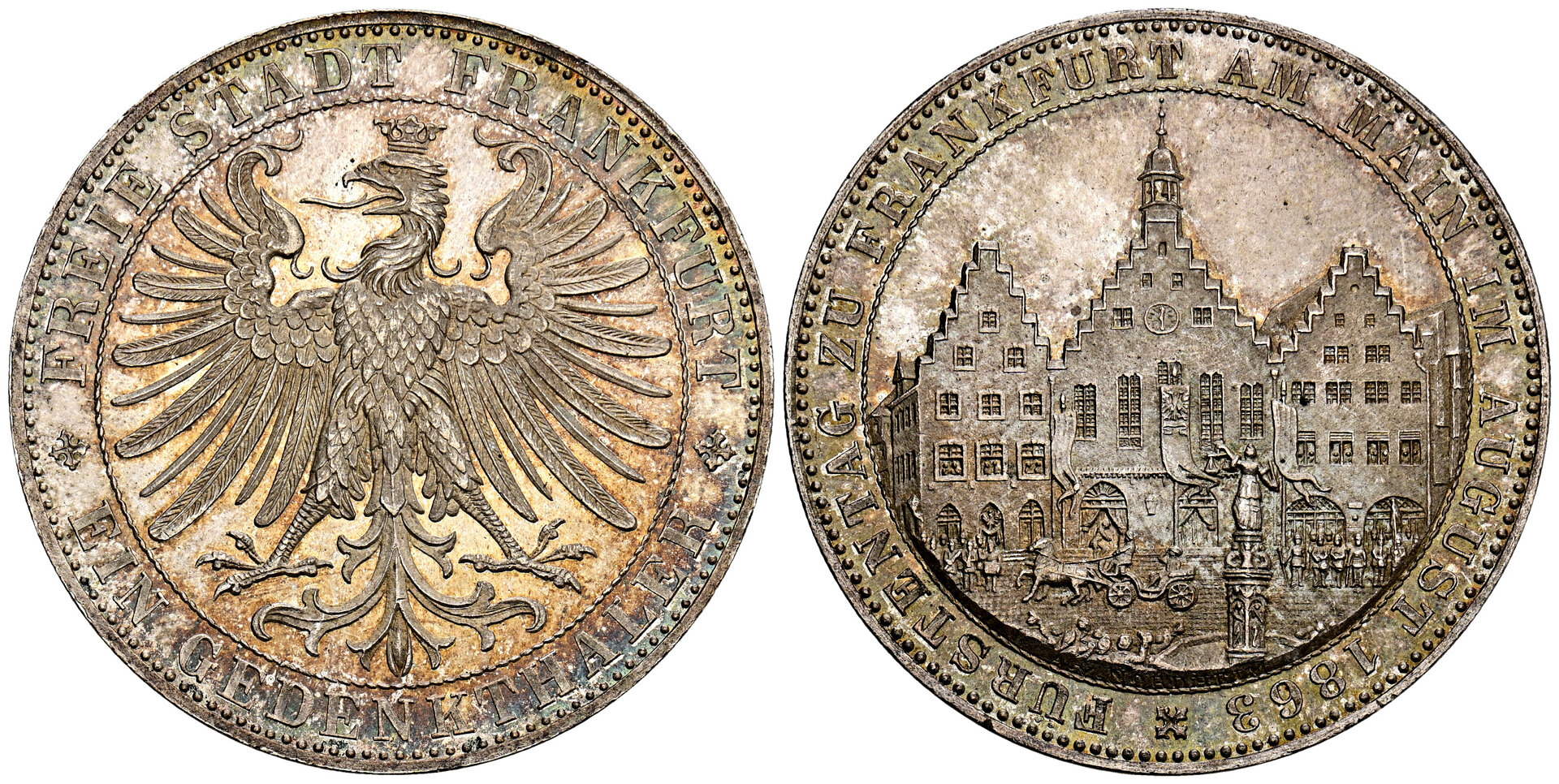 Frankfurt. Free City Taler 1863.jpg