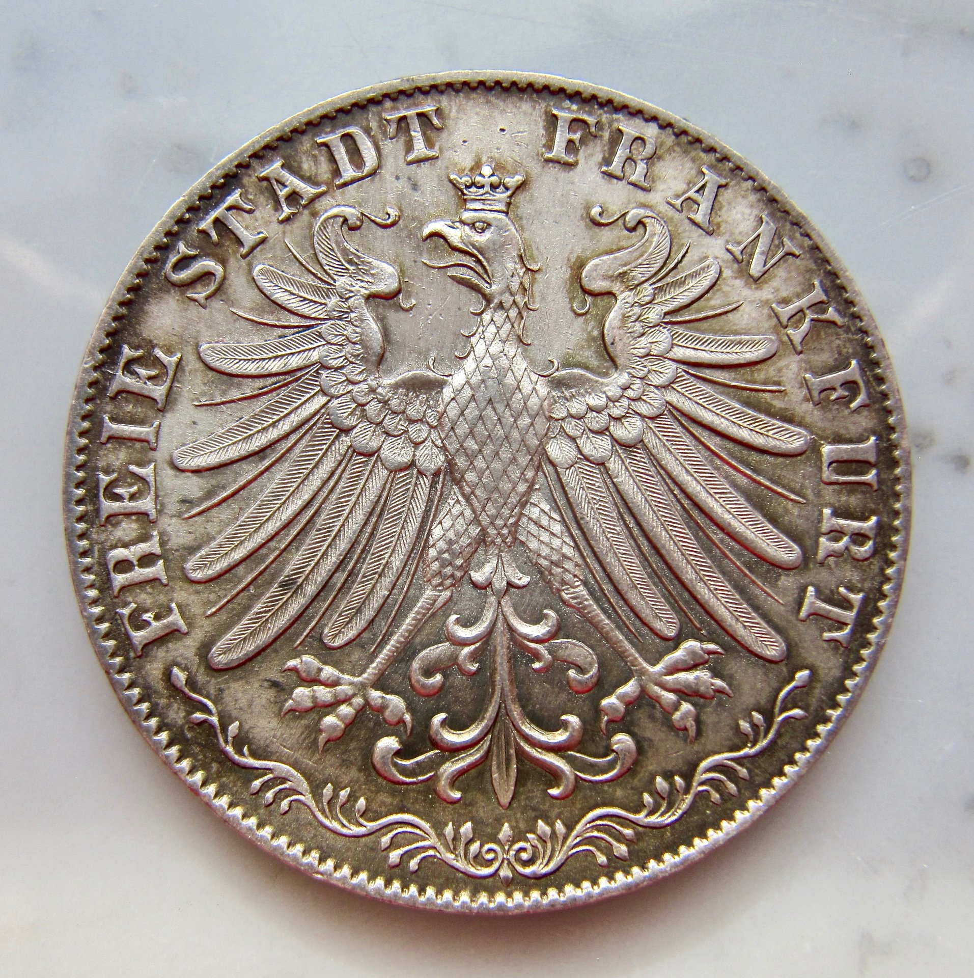 Frankfurt Zwie gulden 1848 rev1 N - better - 1.jpg