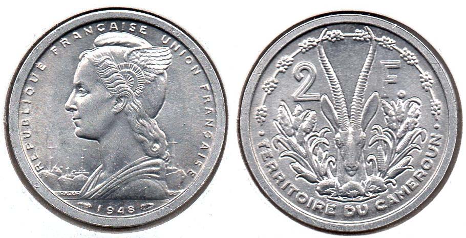 French Cameroon - 2 Francs - 1948.jpg